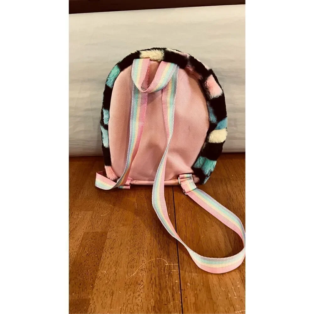 EMOJI FLEECE SOFT BACKPACK BAG MINI